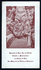 santino-holy card S.D. MARIA DE LOS DOLORES Y PATROCINIO - Imagen 1 de 1