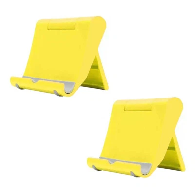 US 2 Pack Universal Cell Phone Stand Holder Foldable Desk Table Mount Adjustable - Image 1 of 4