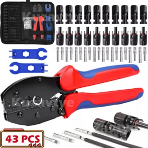 43pcs Solar Crimper Tool Kits for Connecting Solar Panel Cable Wire with Spanner - Picture 1 of 31