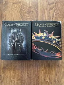 Game of Thrones Series Seasons 1 & 2 Lot All Discs DVD - Picture 1 of 1