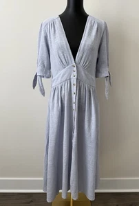 Free People Love of My Life Boho Cottage Prairie Whimsical Dress L Midi - Picture 1 of 15