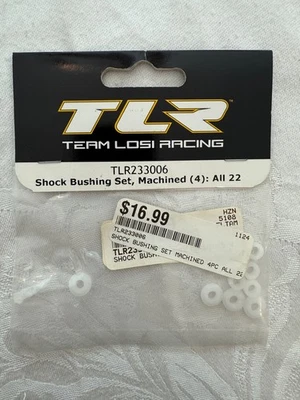Team Losi Racing 233006 Shock Bushing Set 3.5mm Machined 4 shocks 22 - Image 1 of 2