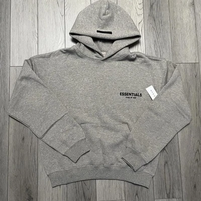 Fear of God Essentials Hoodie SS22 Dark Oatmeal Gray - 100% Authentic (XXS-XXL) - Image 1 of 4