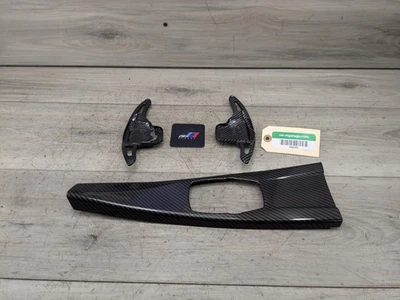 *Palancas de cambio de volante OEM BMW F30 F32 F33 F36 con moldura de consola central Foto 1 de 4