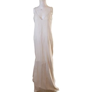 NEW Missguided size 6 women dress maxi long slit sleeveless v-neck NWT - Picture 1 of 9