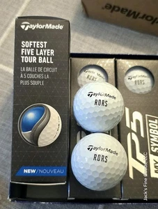ONE TaylorMade TP5 RORS Limited Edition Golf Balls Sleeve Rory McIlroy Masters  - Picture 1 of 4