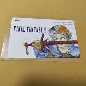 1988 Final Fantasy II 2 Japan Telephone Card Playstation Family Computer SNES