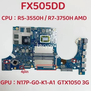 For ASUS FX505DD Motherboard CPU:R5-3550H R7-3750H AMD GPU:GTX1050 3GB DDR4 - Picture 1 of 4
