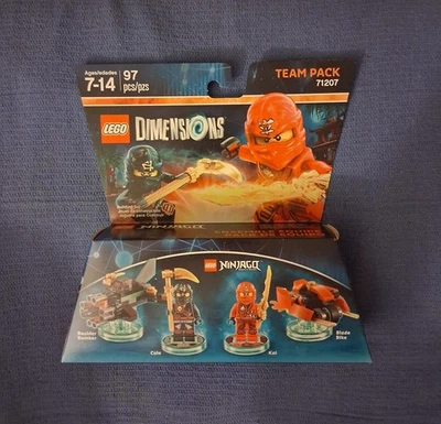 RARE LEGO Dimensions Ninjago Team Pack Cole and Kai 71207 97 pcs NEW - Image 1 of 2
