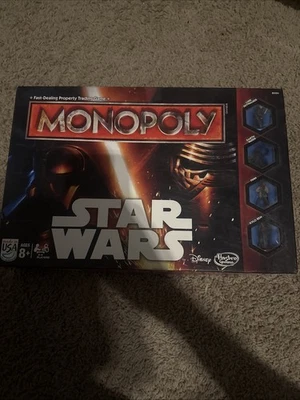 Star Wars Monopoly Game - Parker Brothers - 2015  COMPLETE - Image 1 of 3