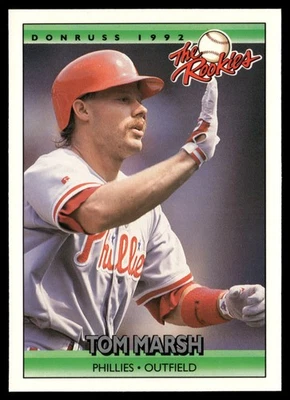 1992 Donruss The Rookies #66 Tom Marsh - Image 1 of 2