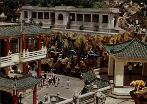 Postal vintage de Hong Kong Corner of Tiger Villa - Imagen 1 de 2