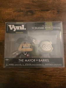 FUNKO VYNL: Nightmare Before Christmas - Mayor and Barrel NEW In Protector - Picture 1 of 4