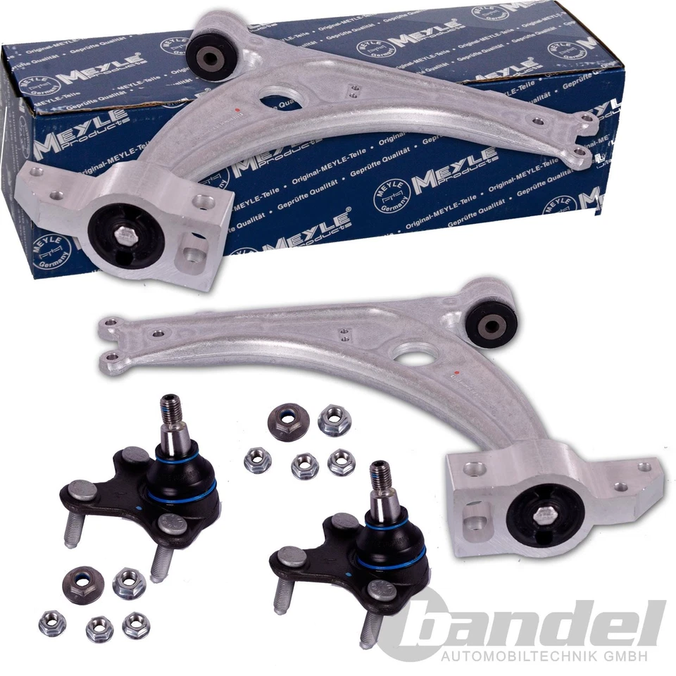 2x MEYLE HD Bras de Commande + 2 X Rotule Avant pour VW Tiguan 5N Audi Q3 8U - Photo 1/1