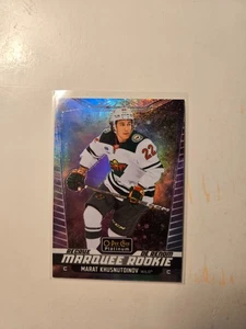 2024/25 O-Pee-Chee Platinum MARAT KHUSNUTDINOV Cosmic Rookie #57/65 - Minnesota - Picture 1 of 2