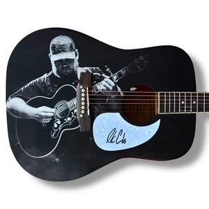 Luke Combs Signed Guitar Custom Graphics JSA COA Beautiful Crazy  - Picture 1 of 2