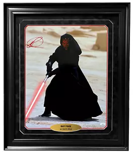 Ray Park Autographed Star Wars Darth Maul 16x20 Photo Framed JSA Signed Sith 3 - Picture 1 of 5