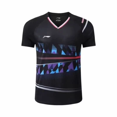 2024 New Li-Ning men's badminton sports Tops Table tennis clothes T-Shirts - Image 1 of 4