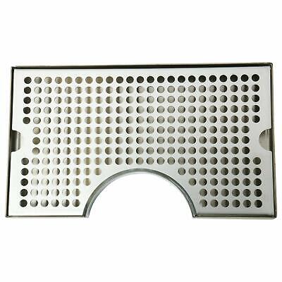 Beer Drip Tray Surface Mount Stainless Steel Draft Beer No Drain Removable Grate • 36.38$