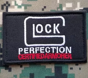 PARCHE DE GANCHO BORDADO INSIGNIA DEL EJÉRCITO CERTIFICADO POR RELOJ PERFECCIÓN ARMERO EE. UU. - Imagen 1 de 8