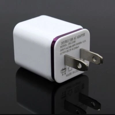 Lot Dual Wall Charger Charging Plug Adapter For Samsung and Universal - Image 1 of 4