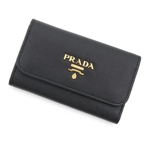 PRADA 6 Schlüsseletui Leder schwarz 1PG222 - Bild 1 von 12