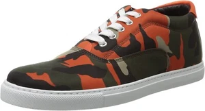 🇮🇹 Men's Dsquared2 Newsurf Fashion Sneakers Camo/Coral Size 42/EU 🇮🇹 - Picture 1 of 7