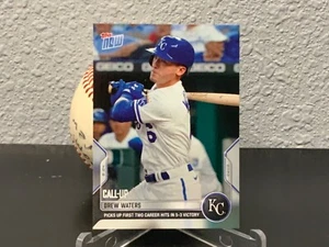 Drew Waters, Kansas City Royals - 2022 Topps Now CALL-UP Card - 1st Two MLB Hits - Picture 1 of 2