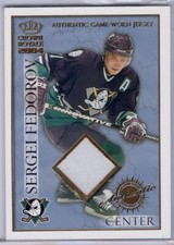 2003-04 Pacific Crown Royale Patch #1 Sergei Fedorov 076/220 *S2516