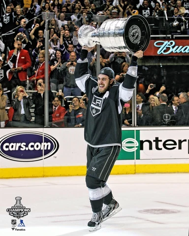 Anze Kopitar Los Angeles Kings 2012 Stanley Cup Champs Cup 16" x 20" Photo Cover