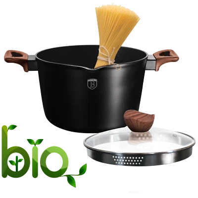 Ertex Aluguss Kochtopf Topf Antihaft Marmor Granit Bratentopf Spaghetti 6 Liter  - Bild 1 von 4