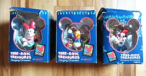3 Enesco Disney Mickey Mouse, Minnie & Donald Duck Christmas Ornaments - Picture 1 of 1
