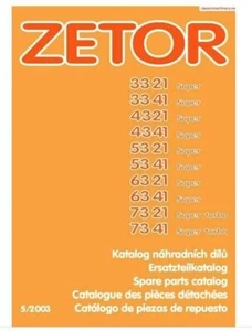 Zetor 3321 bis 7341 Teile Handbuch - Bild 1 von 5