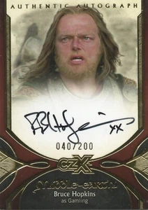 Middle Earth CZX: BH-G Bruce Hopkins as Gamling Autogrammkarte #040/200 - Bild 1 von 1