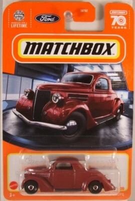 MATCHBOX #19 1936 Ford Coupe, 2023 issue (NEW in BLISTER) - Image 1 of 3