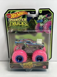 Hot Wheels Monster Trucks 2023 1:64 “RODGER DODGER” Glow in the Dark, NEW! - Picture 1 of 8