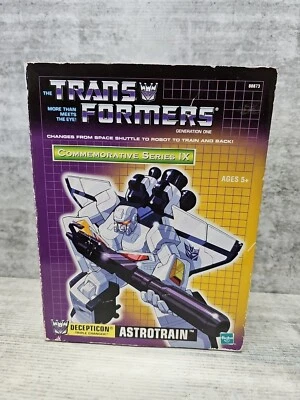 Transformers  G1 Astrotrain Commemorative Series IX Hasbro Decepticon 3 Changer - Image 1 of 4