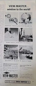 1964 Sawyers View-Master Stereo Pictures window to world vintage ad - Bild 1 von 1