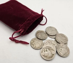 Buffalo Nickels - 10 Coin Grab Bag - 1913-1938 US Coins Mint Indian Head + BONUS - Picture 1 of 4