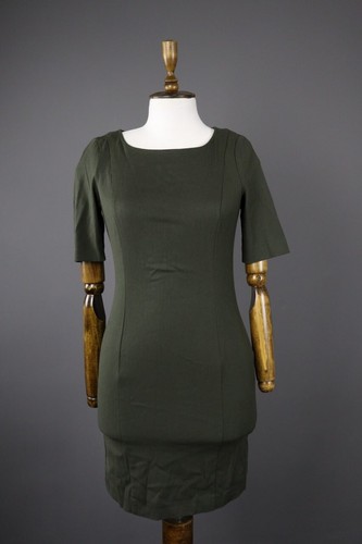 Bodycon abito Moschino Love Midi in lana maniche corte taglia US 4 XS