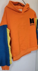Cute BTS Dinosaur Youth Size Medium Muilti-Colored Pull Over Hoodie Sweatshirt - Picture 1 of 5