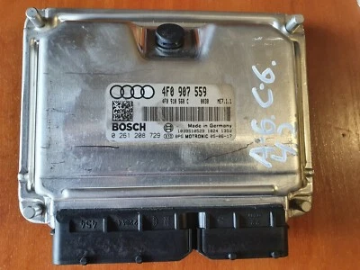 Audi A6 C6 4.2 Engine Control Unit 4f0907559 - Image 1 of 3