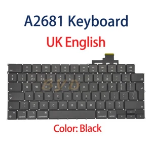 New Laptop Keyboard Replacement For MacBook Air M2 13" Retina A2681 UK 2022 Year - Picture 1 of 4