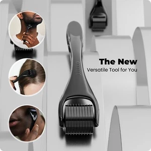 DERMA ROLLER 540 MICRONEEDLE 0.25MM FOR BEARD HAIR FACIAL SKIN FOR MEN & WOMEN - Picture 1 of 8