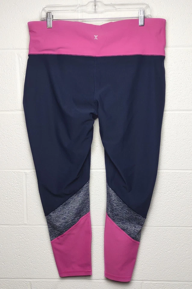 Leggings Xersion para mujer 7/8 XL azul gris rosa nuevos con etiquetas nuevos con etiquetas Foto 1 de 4