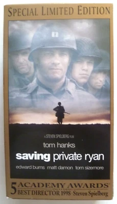 SAVING PRIVATE RYAN Limited Edition Box Set (2 VHS Tapes) VG! - Image 1 of 4