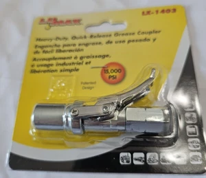 LuMax LX-1403 Heavy Duty Quick-Release Grease Coupler 15,000 PSI 1/8" NPT F22 - Picture 1 of 5