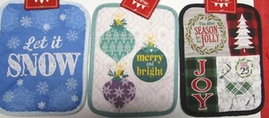 POT HOLDERS.. 100% COTTON   7" X  9"...SET OF 2 - Picture 1 of 4