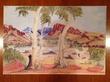 Lenie Namatjira Granddaughter of Albert Namatjira Aboriginal Water Colour