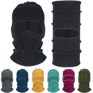 Winter Balaclava Ski Full Face Mask Windproof Fleece Neck Warm Hat for Men Women - Picture 1 of 27